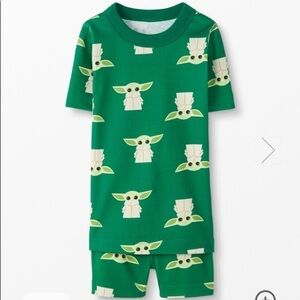 Hanna Andersson Star Wars Grogu The Child Short John Pajamas In Organic Cotton